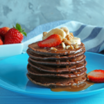 strawberry banana pancakes