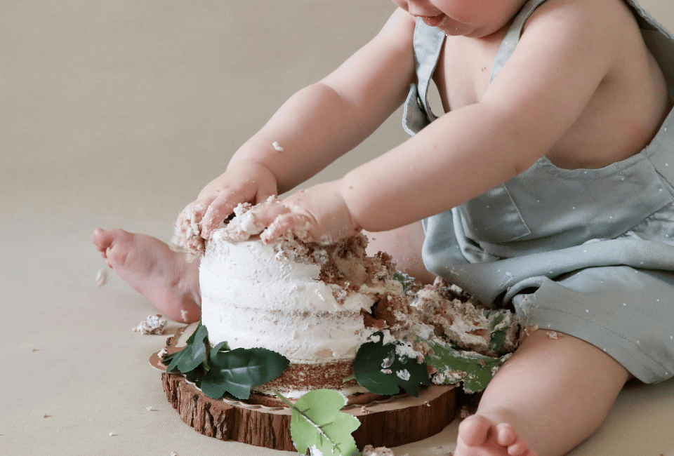Jungle theme cake smash